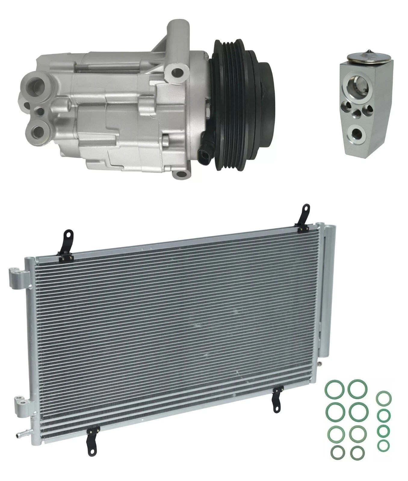 AC Compressor Kit With Condenser for Chevrolet Camaro 6.2L V8 (2012–2015)