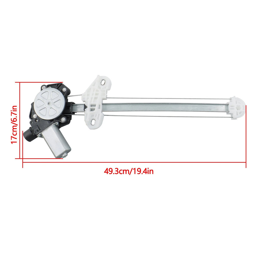 Rear Right Power Window Regulator with Motor for Honda Civic (2012â2015)