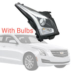 Passenger Halogen Headlight for Cadillac ATS (2013–2018) RH (w/BULB)
