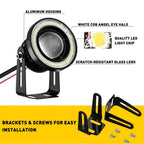 2X 3.5" Projector LED Fog Lights for Make Model