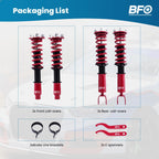 BFO Coilovers Lowering Kit for Honda Accord (2008–2012) & Acura TSX (2009–2014)