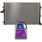 Radiator Set for Volkswagen Jetta (2011–2014) 4 Cyl 2.0L Sedan Aluminum