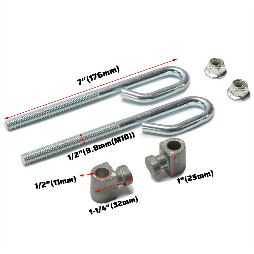 2 Deck Lift Bolt Nut Trunnion for John Deere S130 S140 S160 S170 S180 S220 S240 (2015–2023)