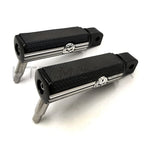 Defiance Footpegs for Harley Davidson Softail Slim FLSL (2018–Present) Black Anodized