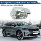 Rear Right Passenger Side Interior Door Handle for Kia Sorento (2011–2016) No. 836203E010