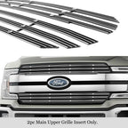 Chrome Wide Rivet Billet Grill for Ford F-150 (2018-2020)