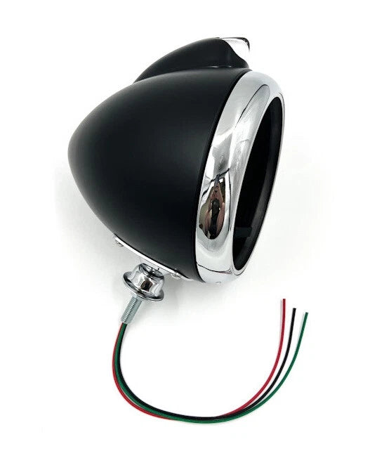 Headlight Buckets w Amber Turn Signal for Pair Black Guide 682-C Style (2000–2006)