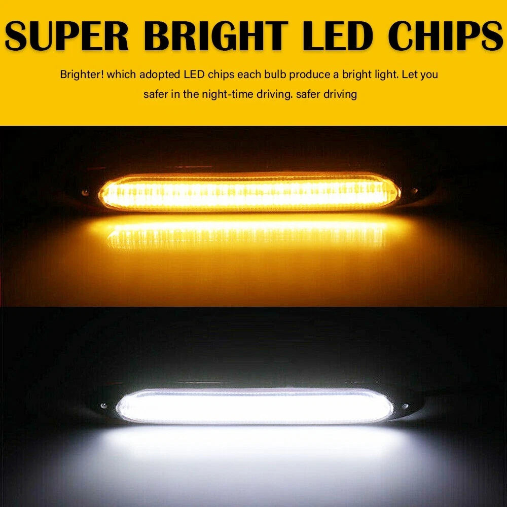 2PC 9" LED Headlight Strip for Make Model 