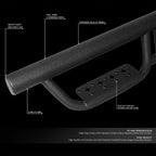 J2 Nerf Step Bars Running Board for Jeep Wrangler JK Unlimited (2007–2018)