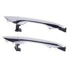 Door Handle Outer 4x Chrome Front Rear LH+RH for Hyundai Elantra MD (2011–2015)