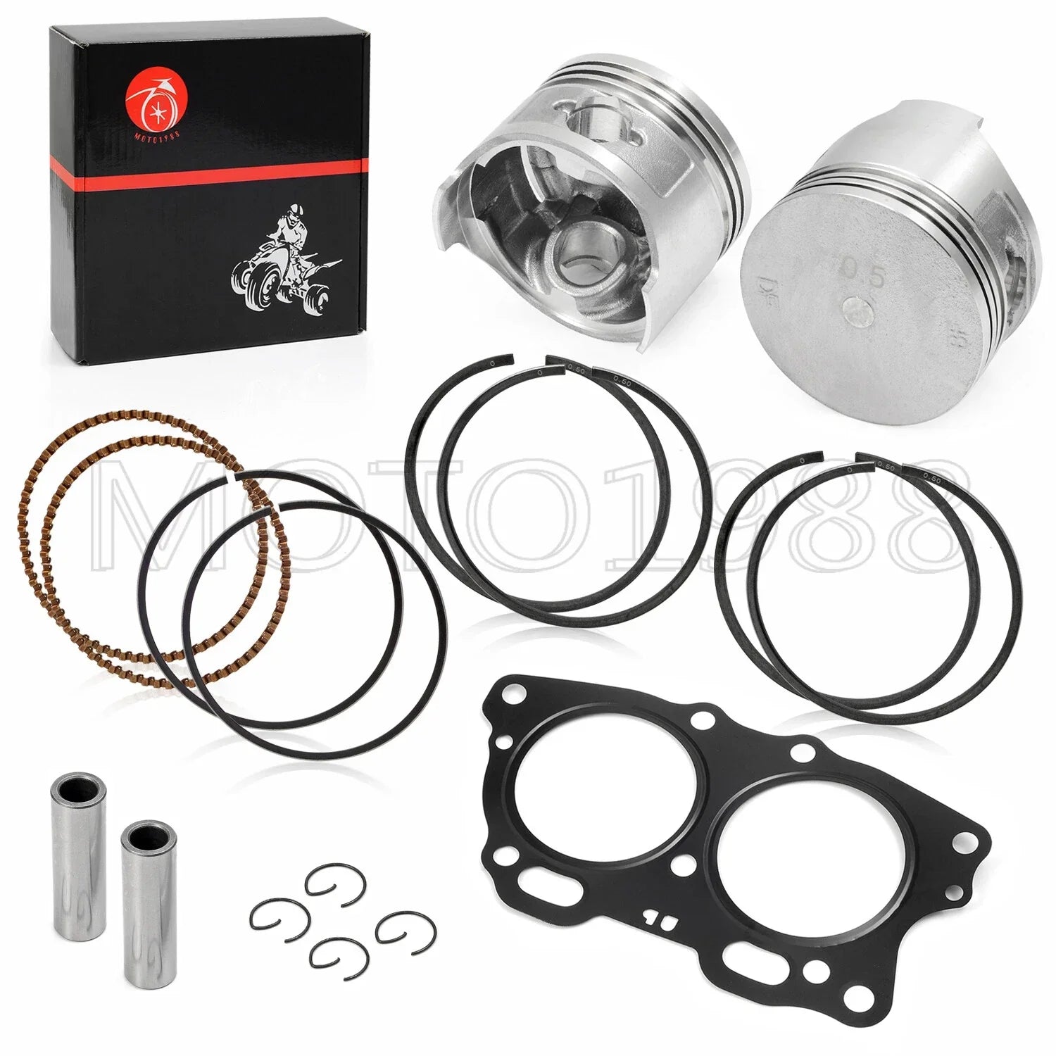 Piston & Ring 0.50mm Bore for EZGO Golf Cart Robin 295cc EH29C (1991–1998)