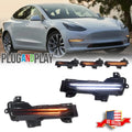 Double-row LED Turn Signal Lights for Tesla Model 3, Model Y