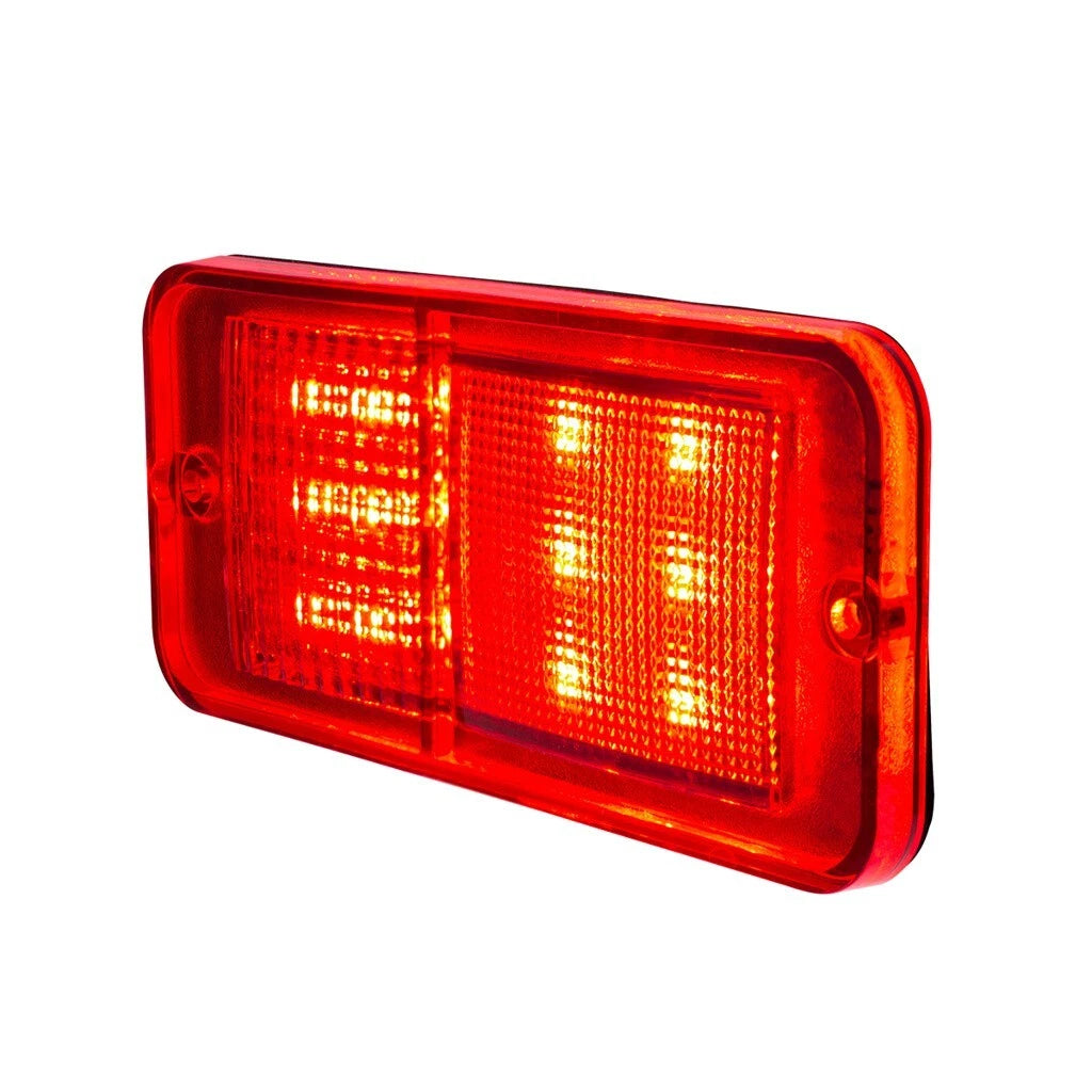 Front Red LED Side Marker Lights Pair for 1968–1972 Chevy GMC Truck