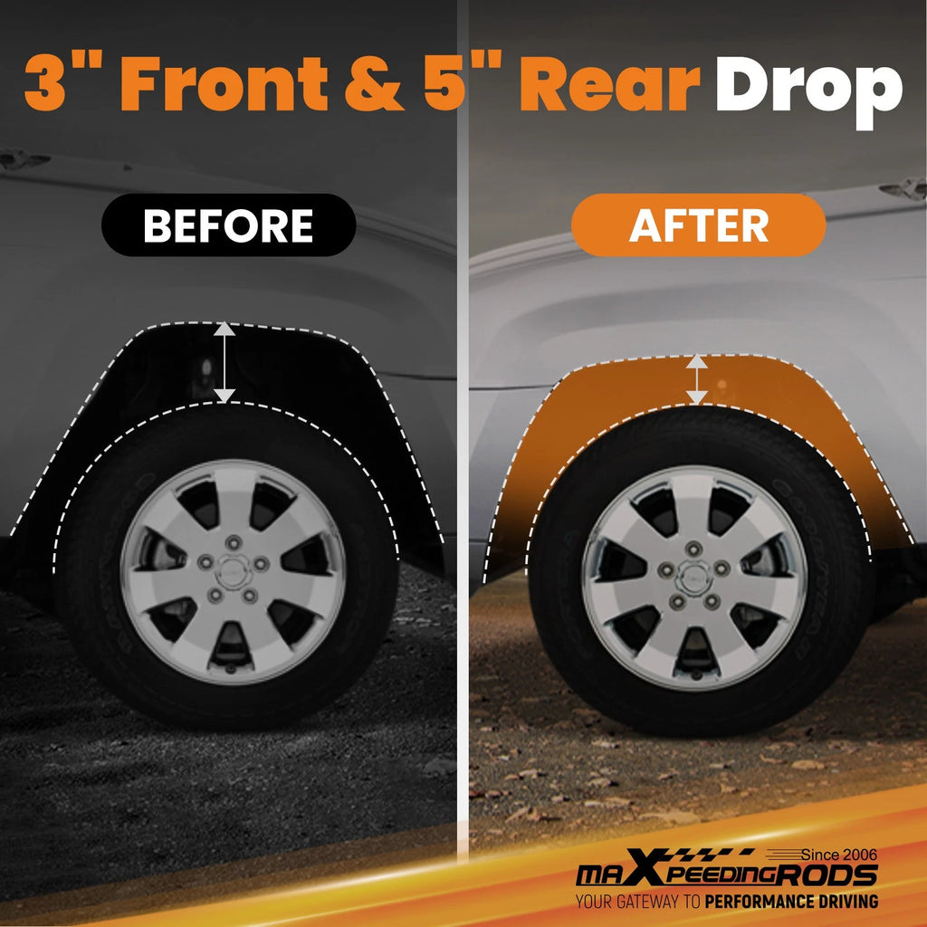 Performance Lowering Kit 3"/5" for Ford Ranger 2WD (1998–2015)