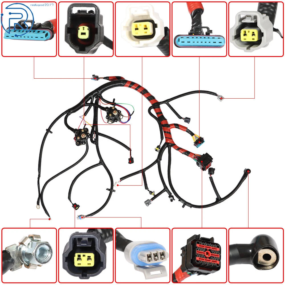 Engine Wiring Harness F81Z12B637FA for Ford Super Duty 7.3L Diesel (2002–2003)