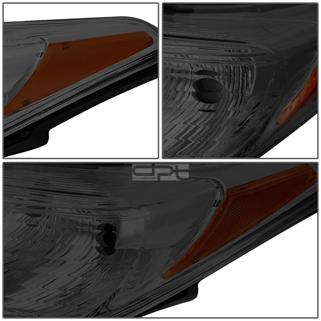 Smoked Housing Amber Corner Projector Headlight for Toyota Highlander (2011–2013)