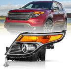 Headlight for Ford Explorer (2011–2015) Halogen Driver Side