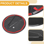 Fuel Tank Door Cap for Chevy Blazer (2020–2025) Carbon Fiber Black