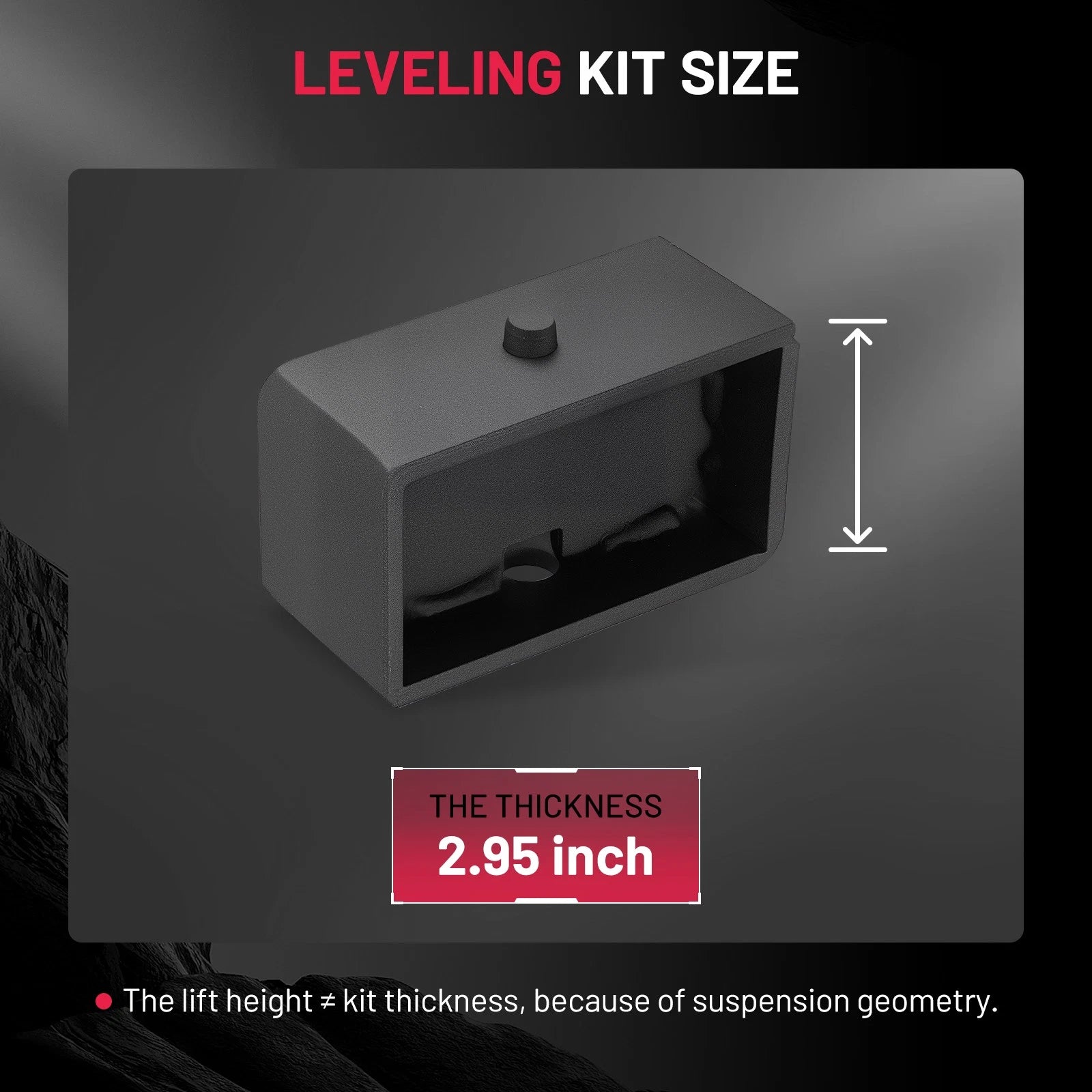 3 in Rear Leveling Lift Kit for Chevrolet Silverado 1500 GMC Sierra (1999–2023)