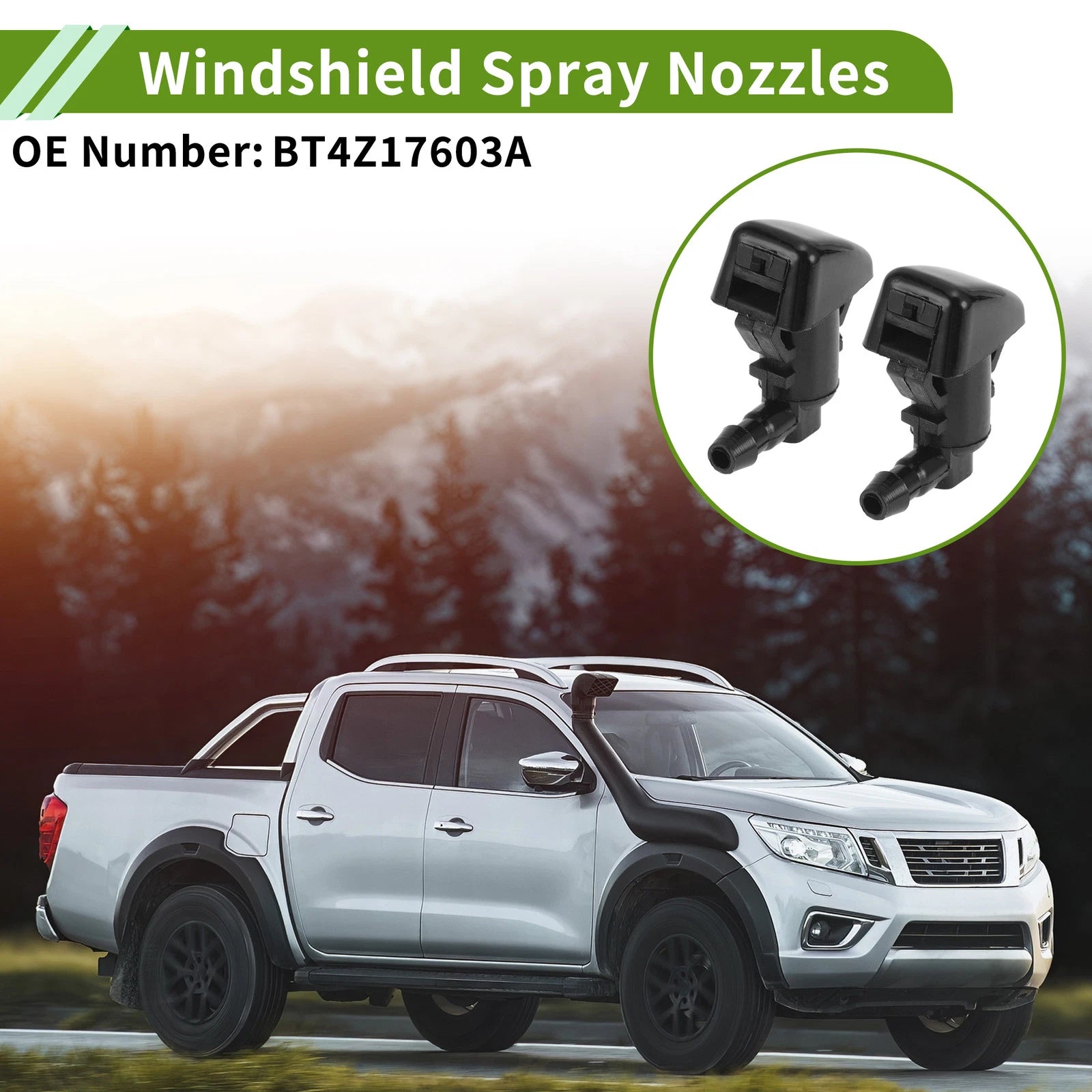 Windshield Washer Nozzle Set for Ford (No.BT4Z17603A)