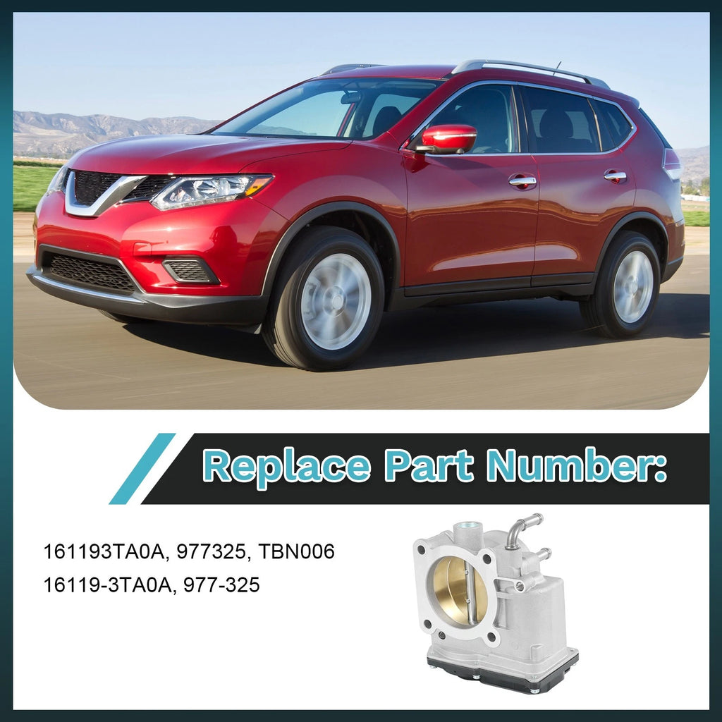 Throttle Body for Nissan Altima Rogue (2013-2019) L4 2.5L