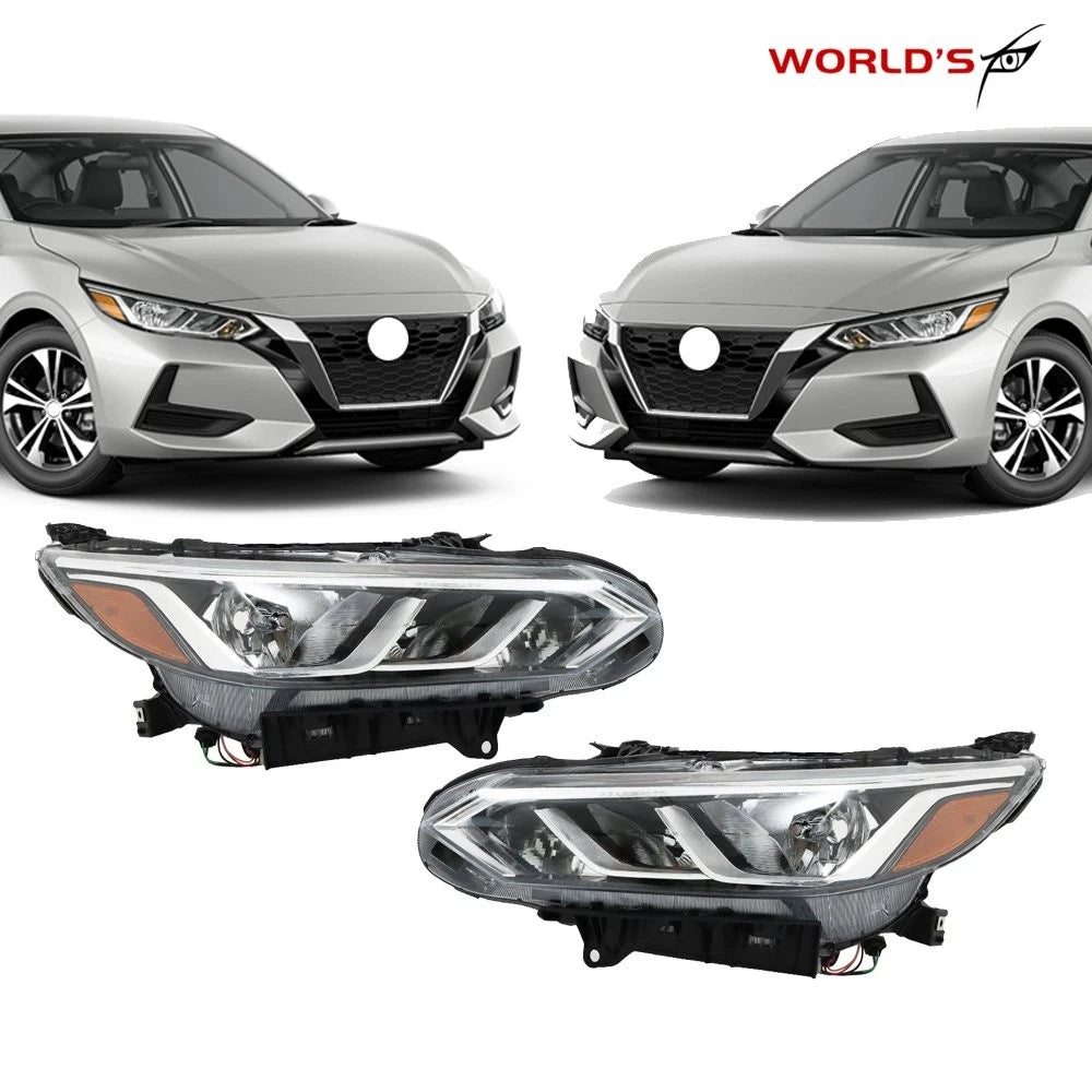 Halogen Headlight Assembly for Nissan Sentra (2020–2022) Pair