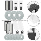 Filter Mop Cloth and Dust Bag Kit for Cecotec Conga X100 (2019–2023)