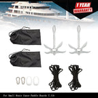 Set of 2 Folding Kayak Anchors for Grapnel Boat (7.1LB)
