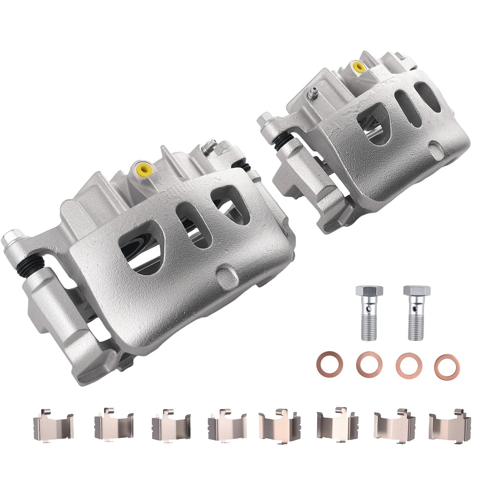 Brake Caliper Set Front for Lincoln MKT and Ford Explorer (2013–2019)