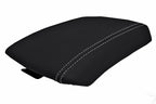Leather Console Lid Armrest Cover for Nissan Xterra (2005–2015) Gray Stitch