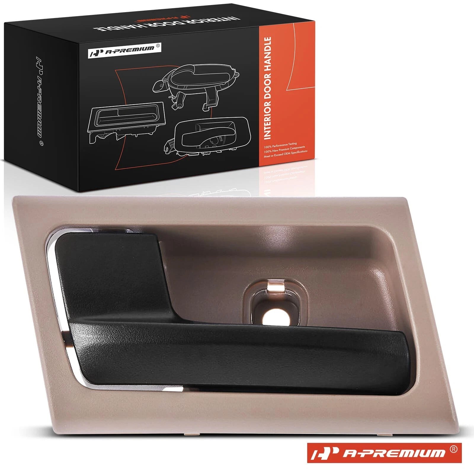 Left Interior Door Handle for Ford Crown Victoria (2003–2004) Brown Black