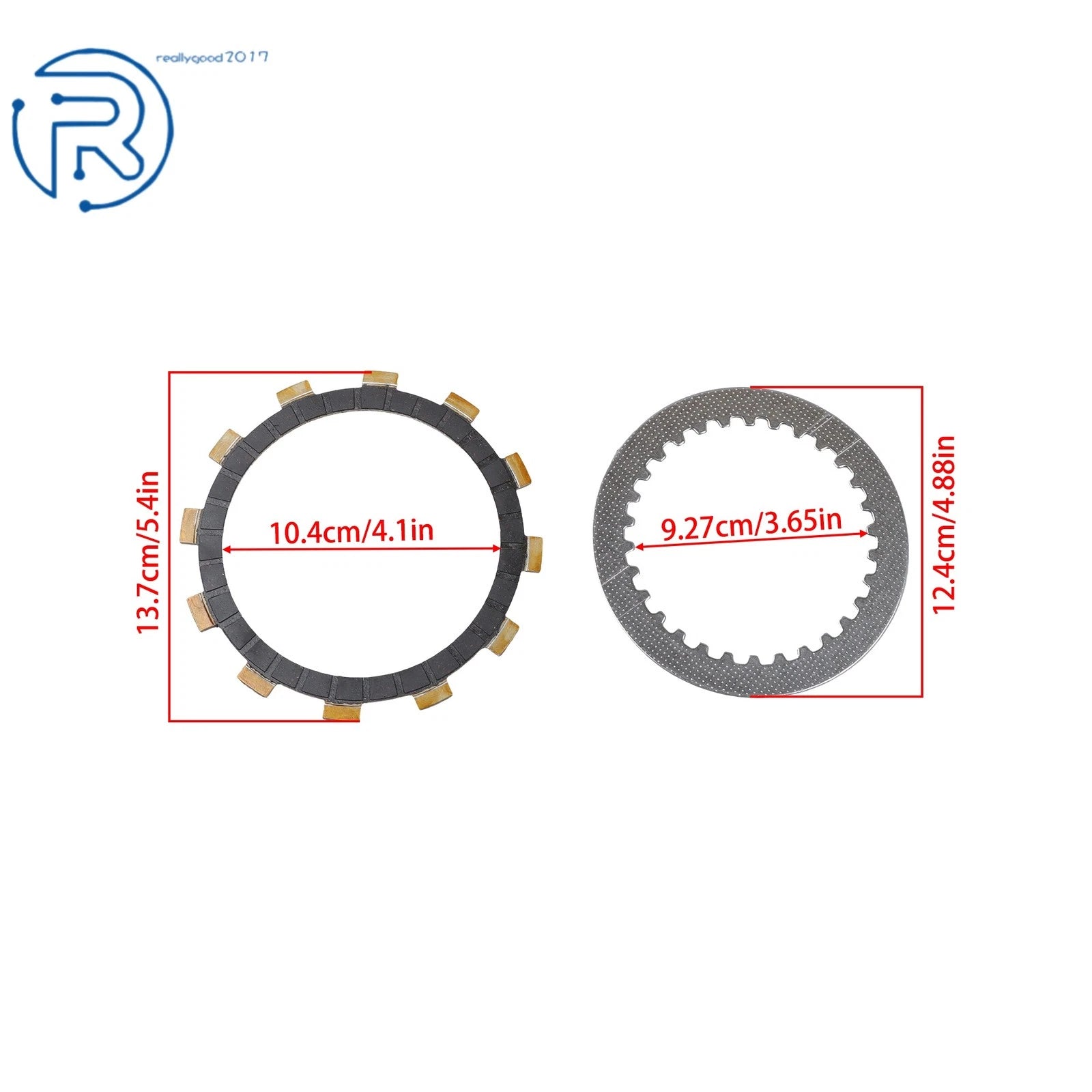 Clutch Friction Kit w/ Steel Plates & Gasket for Yamaha WR250F YZ250F (2003–2023)