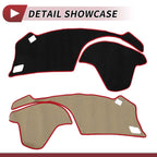 Dashboard Cover Mat for Honda S660 (2015–2023) Sun Protector Black Red