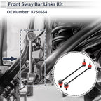 Set of 2 Front Stabilizer Bar Links for Ford C-Max (2013–2014) No.K750554