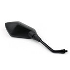 10mm Black Rear View Side Mirrors for Honda Suzuki Kawasaki (Fitment)