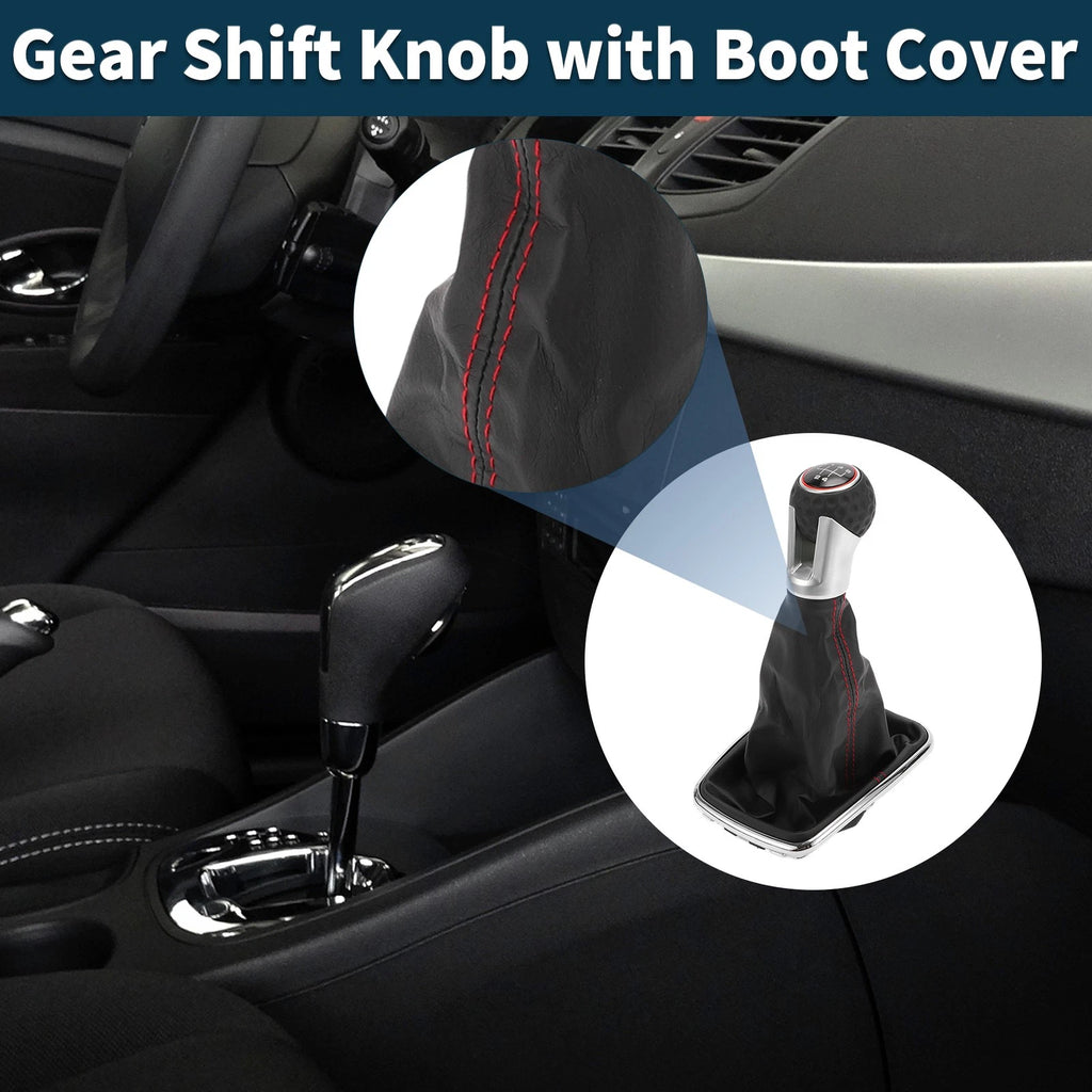 5 Speed Gear Shifter Knob with Cover for Volkswagen Golf MK4 (1999–2005)