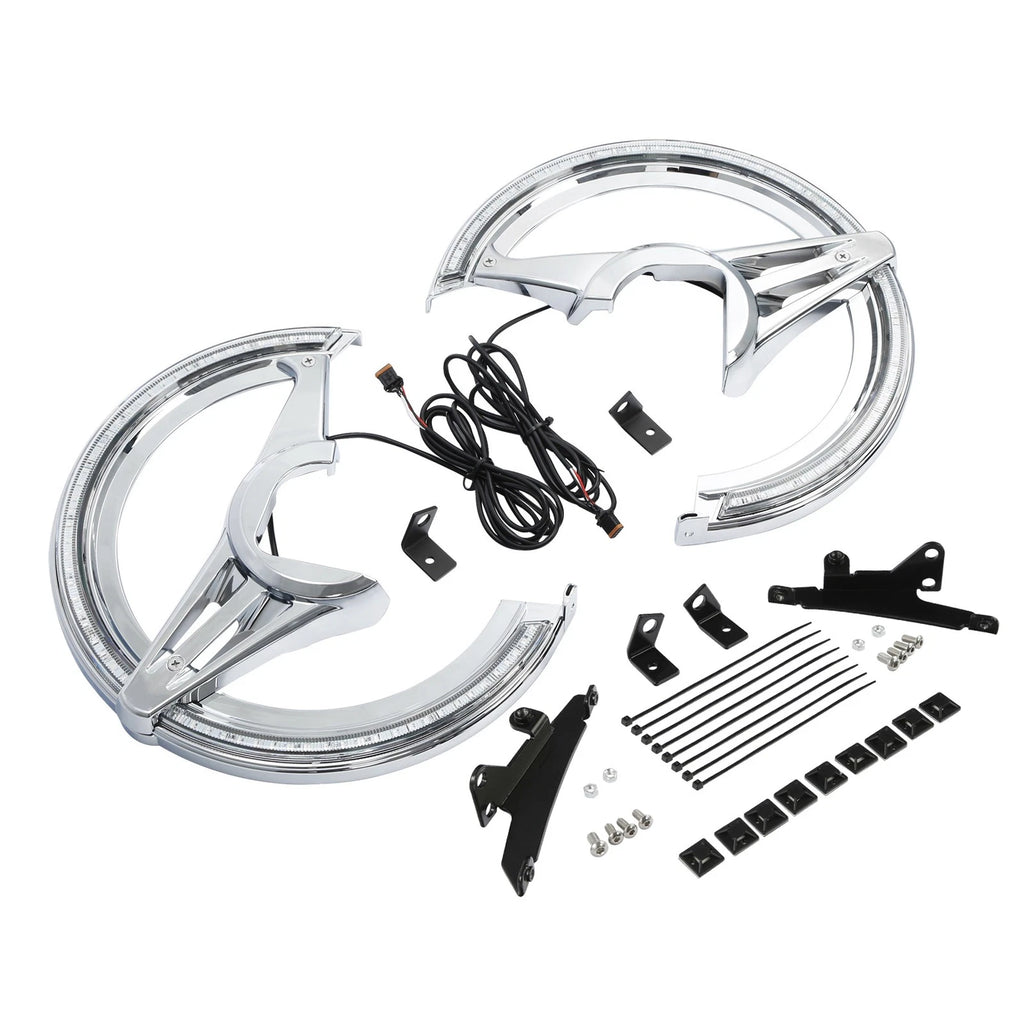 Brake Rotor Covers with LED Light for Honda Goldwing 1800 GL1800 (2018–2025)