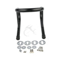 6.5" Black Motorcycle Wheel Chock for Scooter, Bike, Trailer, Truck