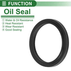 Set of 5 Oil Seal Rotary Shaft Seal NBR Rubber 50x60x5.5mm
