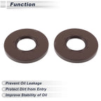 Set of 2 Engine Crankshaft Seals for Lexus LX470 (1998–2005) TCS46036