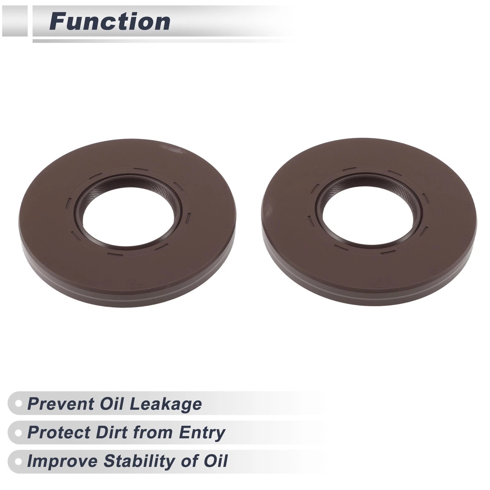 Set of 2 Engine Crankshaft Seals for Lexus LX470 (1998–2005) TCS46036