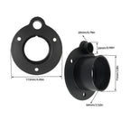 Rigging Hose Flange for Small Boat Outboard Fuel and Cable Systems