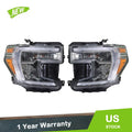 Headlights w/DRL for GMC Sierra 1500 (2019–2021) Driver+Passenger Side