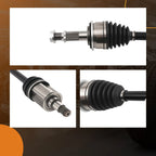 Front CV Axle Shaft Kit for Toyota Tundra (2000–2006), Sequoia (2001–2007) 4WD