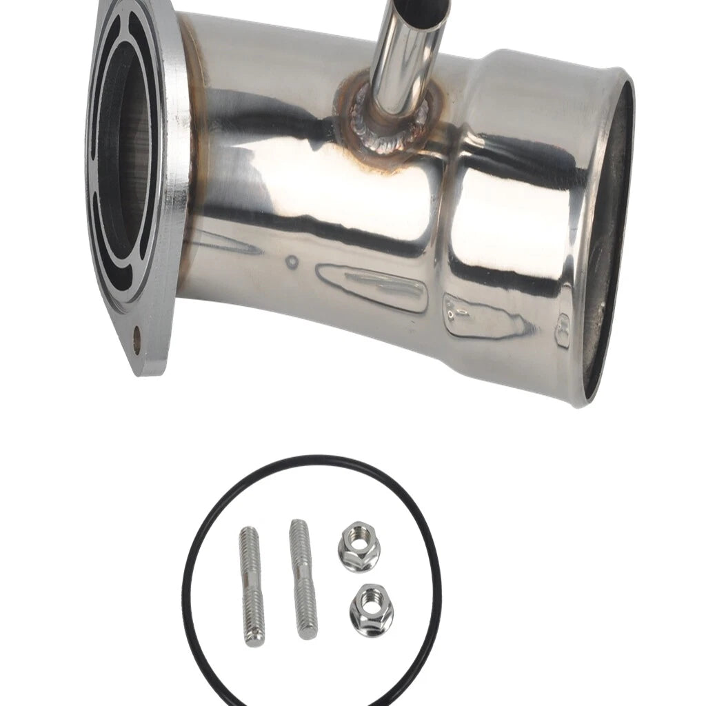 3.5" Polished Turbo Intake Horn Kit for GM 6.6L L5P Duramax (2017–2019)
