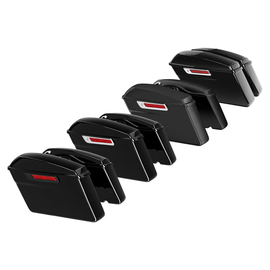 Hard Saddlebags for Harley Touring Electra Street Road Glide King (2014–2024)