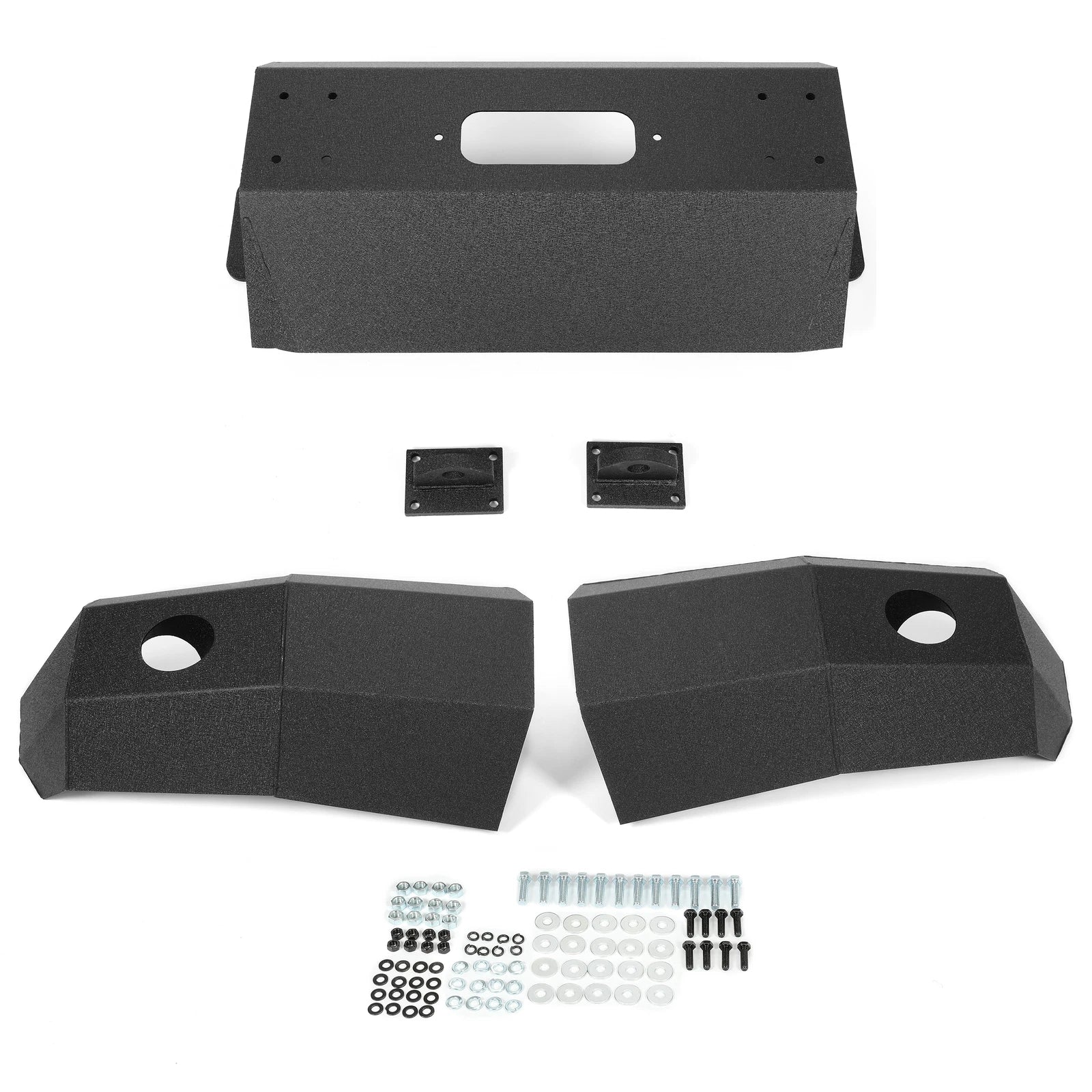 Steel Powder Coated Front Bumper for Ford F-150 F-250 F-350 (1992–1996) 22-415-92