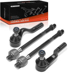 Set of 4 Front Inner & Outer Tie Rod Ends for Mercedes-Benz E320 (1996–2003)