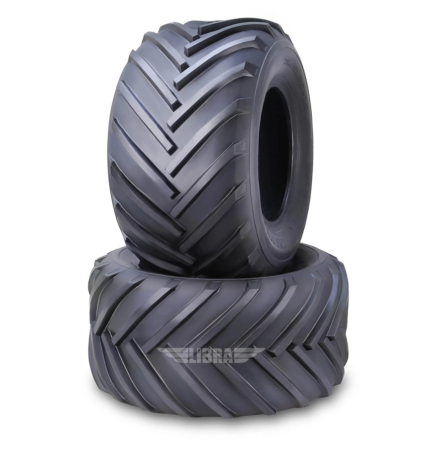 Set of 2 26X12-12 Tires for Lawn Mower Agriculture Farm Tractor (4 Ply)