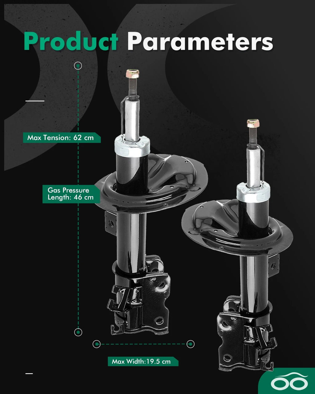Front Shocks Struts for Nissan Quest (2004–2009)